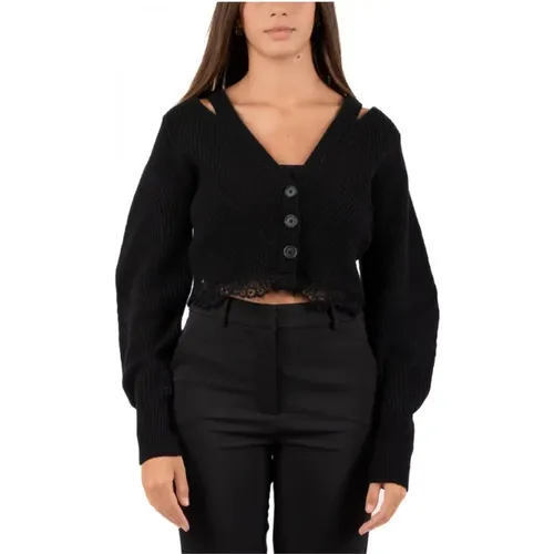 Damen Cardigan im Trendigen Stil , Damen, Größe: M - pinko - Modalova