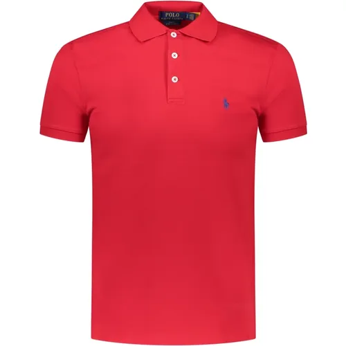 Rotes Polo Shirt aus der Ss23 Kollektion - Polo Ralph Lauren - Modalova