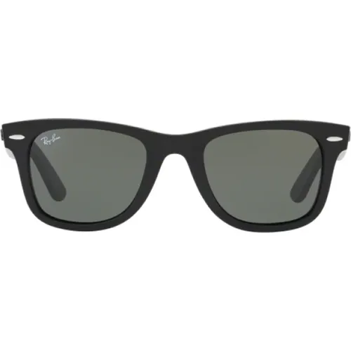 Schwarze Wayfarer Sonnenbrille , Herren, Größe: 50 MM - Ray-Ban - Modalova