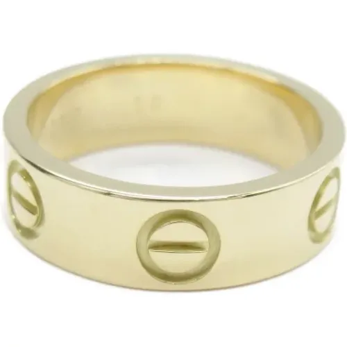 Pre-owned Gold rings , female, Sizes: ONE SIZE - Cartier Vintage - Modalova