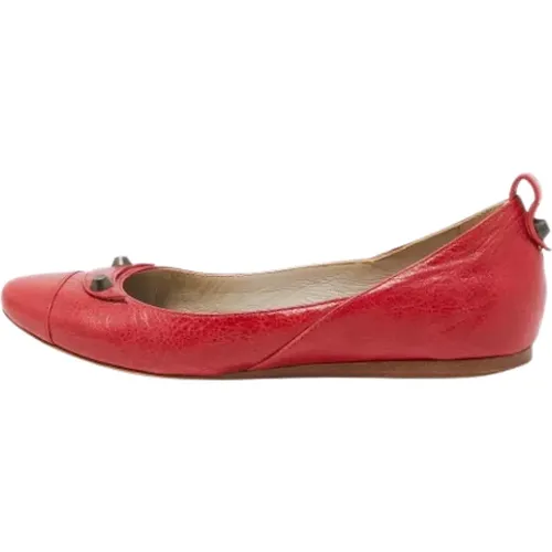 Pre-owned Leather flats , female, Sizes: 5 UK - Balenciaga Vintage - Modalova