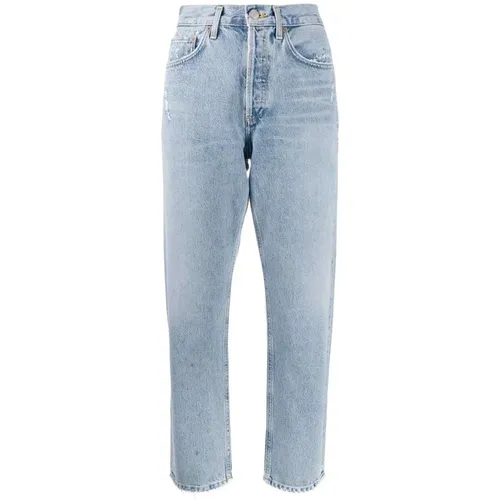 High Waist Denim Jeans , female, Sizes: W24 - Agolde - Modalova