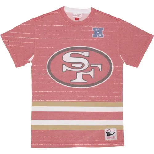 NFL Jumbotron 3.0 Sublimated Tee , male, Sizes: S, L - Mitchell & Ness - Modalova