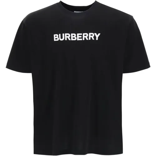 Harriston replen t-shirt with logo print , male, Sizes: XL, L, M - Burberry - Modalova