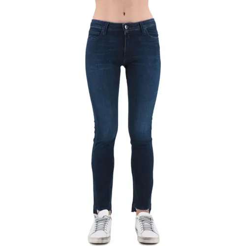 Cropped Boot Fit Jeans , Damen, Größe: W27 - Replay - Modalova