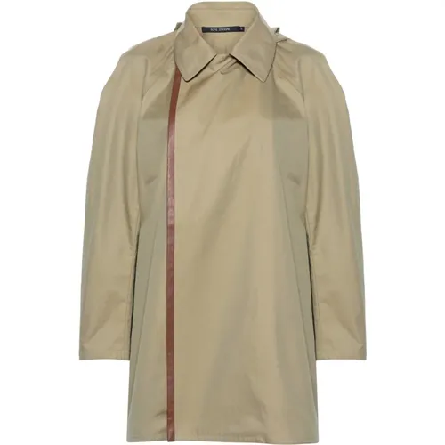 Water-Repellent Gabardine Short Coat with Detachable Hood , female, Sizes: 2XS, S - Sofie D'hoore - Modalova