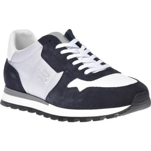 Sneaker in suede , male, Sizes: 7 1/2 UK, 6 UK - Baldinini - Modalova