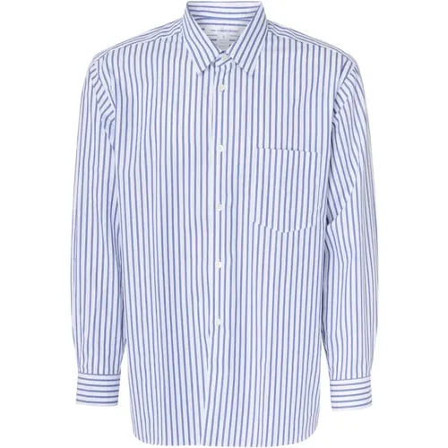 Woven Stripe Mens Shirt , male, Sizes: M, S - Comme des Garçons - Modalova