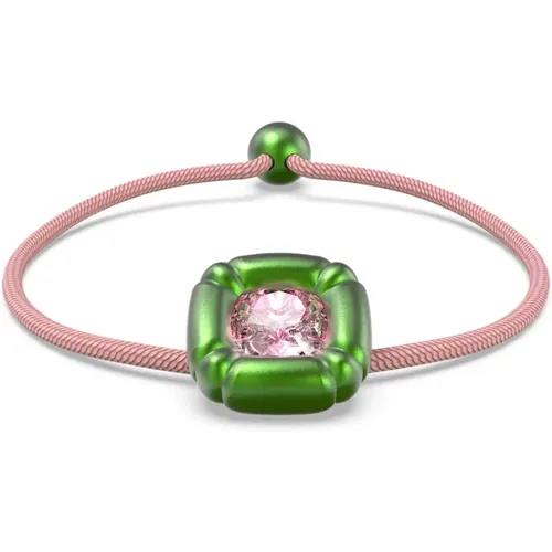 Dulcis Bracelet Green-Pink Crystals , female, Sizes: ONE SIZE - Swarovski - Modalova