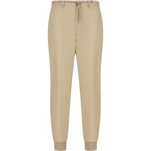 Modern Cotton Poplin Sport Pants , male, Sizes: W33, W34, W32 - Armani Exchange - Modalova
