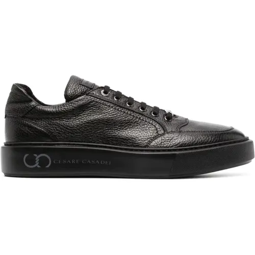 Leather Sneakers for Men , male, Sizes: 10 UK, 12 UK, 7 UK - Casadei - Modalova
