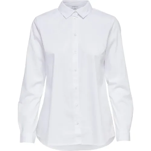 Damen Weißes Langarmshirt , Damen, Größe: S - Jacqueline de Yong - Modalova