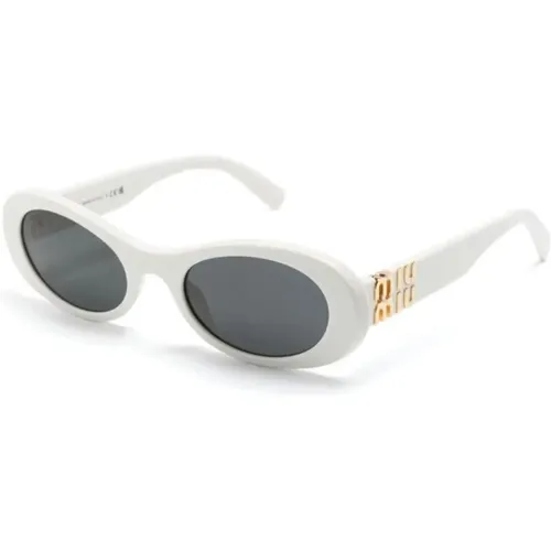 Sunglasses with Original Case , female, Sizes: 50 MM - Miu Miu - Modalova