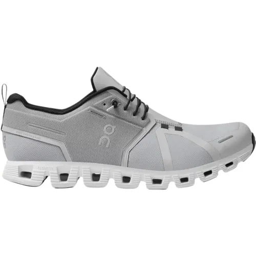 Grey Waterproof Cloud 5 Sneakers , male, Sizes: 8 1/2 UK, 10 UK, 11 UK, 8 UK, 12 UK - ON Running - Modalova