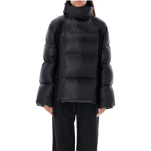 Schwarze Wollmelton-Daunenjacke - Sacai - Modalova