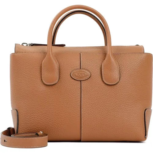 Dark Kenia Leather Bag , female, Sizes: ONE SIZE - TOD'S - Modalova