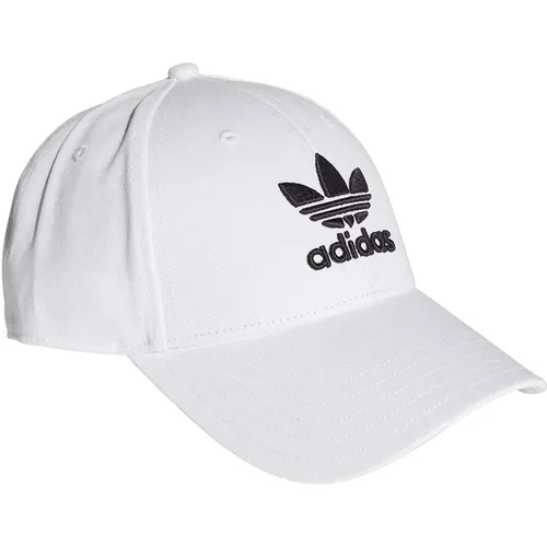 Weiße Baumwoll-Baseballkappe mit Besticktem Logo - adidas Originals - Modalova