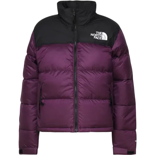 Blackcurrant Goose Down Square Coat , female, Sizes: S, XS - The North Face - Modalova