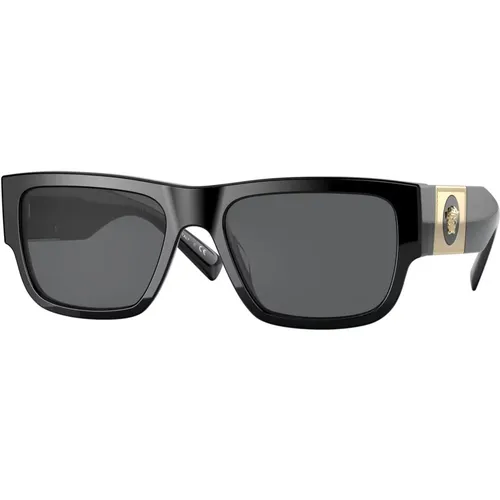 Stud Medusa Sunglasses in Gb Color , male, Sizes: 56 MM - Versace - Modalova