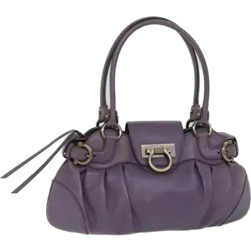 Pre-owned Leather handbags , female, Sizes: ONE SIZE - Salvatore Ferragamo Pre-owned - Modalova