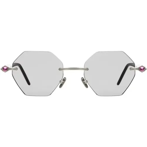 Womens Accessories Sunglasses Metallic Ss23 , female, Sizes: 51 MM - Kuboraum - Modalova