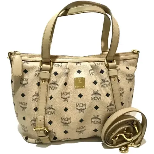 Pre-owned Canvas handbags , female, Sizes: ONE SIZE - MCM Pre-owned - Modalova