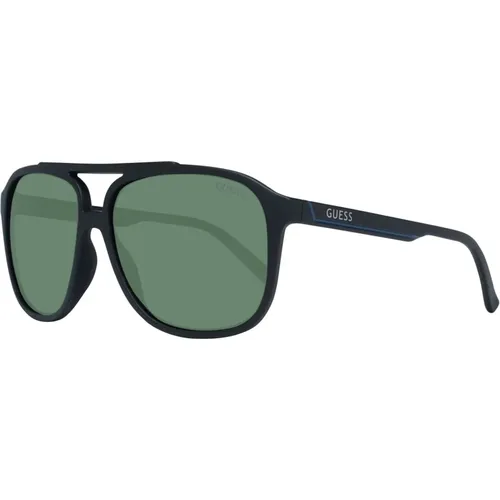 Schwarze Aviator Sonnenbrille für Männer - Guess - Modalova