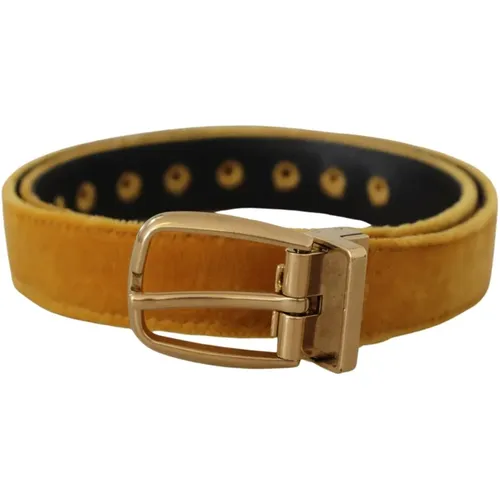 Gold Logo Belt , female, Sizes: 65 CM - Dolce & Gabbana - Modalova