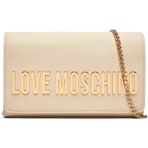 Graue PU-Ledertasche Love Moschino - Love Moschino - Modalova