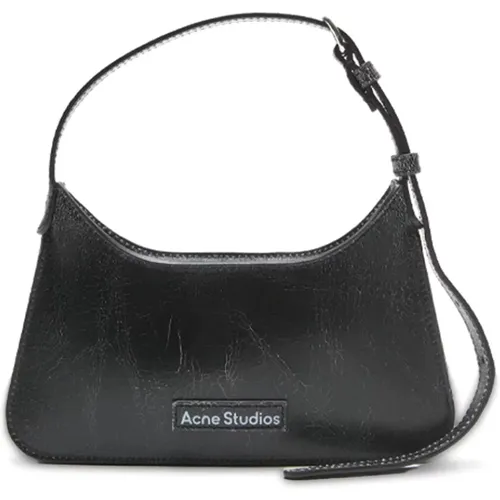 Micro Platt Leather Shoulder Bag , female, Sizes: ONE SIZE - Acne Studios - Modalova