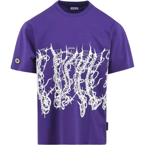 Barbed Wire Tee , male, Sizes: XS, S, M, L - Octopus - Modalova