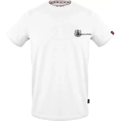 Baumwoll-T-Shirt mit Union Jack Flagge - Aquascutum - Modalova