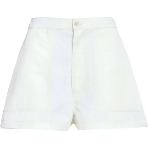 Embroidered High-Waist Shorts , female, Sizes: 3XS - Marni - Modalova