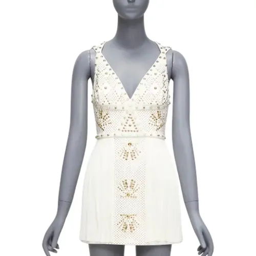 Pre-owned Silk dresses , female, Sizes: XS - Versace Pre-owned - Modalova