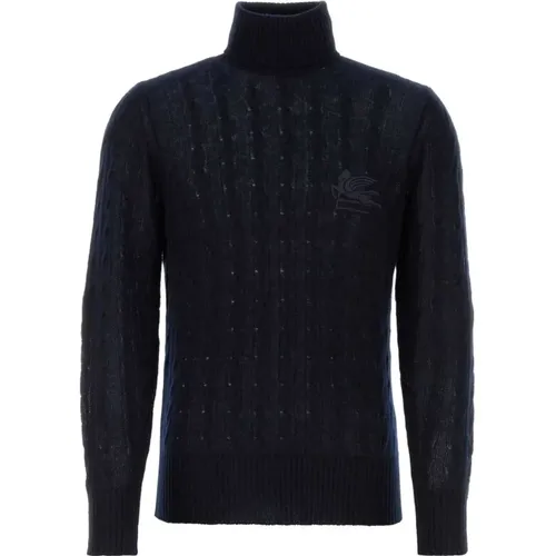 Mitternachtsblauer Kaschmirpullover , Herren, Größe: M - ETRO - Modalova