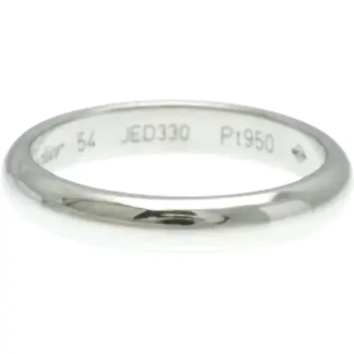 Pre-owned Platinum rings , unisex, Sizes: ONE SIZE - Cartier Vintage - Modalova