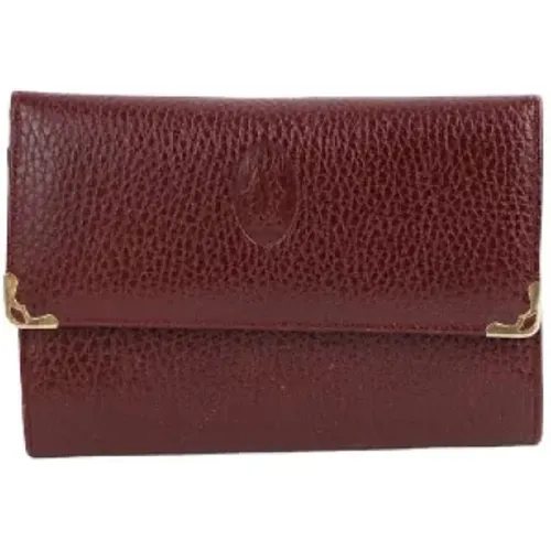 Pre-owned Leather wallets , female, Sizes: ONE SIZE - Cartier Vintage - Modalova