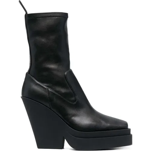 Gia 15 texan ankle boots , female, Sizes: 7 UK - Gia Borghini - Modalova