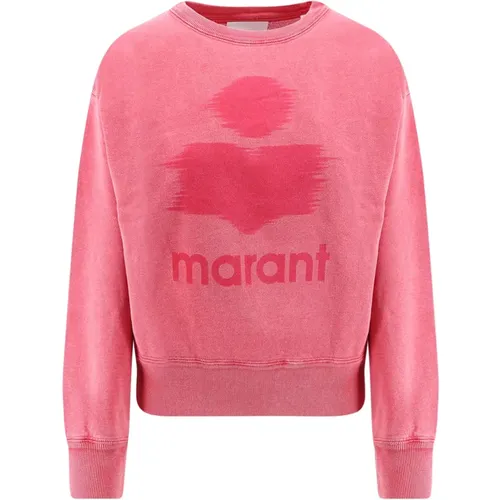 Bio-Baumwolle Logo-Print Sweatshirt , Damen, Größe: 2XS - Isabel Marant Étoile - Modalova