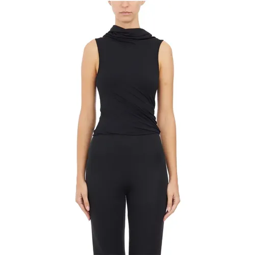 Schwarzes Lola Top Shirt , Damen, Größe: XS - Rick Owens - Modalova