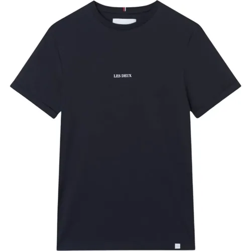 Baumwoll-Crewneck-Lens-T-Shirt - Les Deux - Modalova