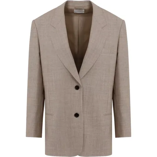 Wool Jacket Neutral Tones , female, Sizes: S - The Row - Modalova