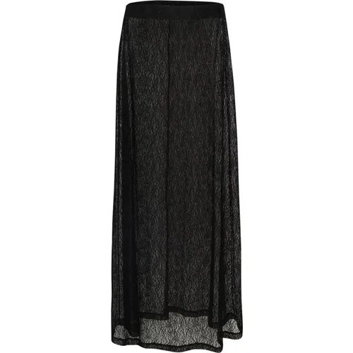 Feminine Long Skirt in , female, Sizes: M - Gestuz - Modalova