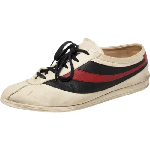 Pre-owned Leder sneakers , Damen, Größe: 44 EU - Gucci Vintage - Modalova