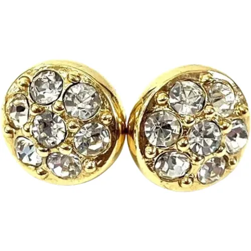 Pre-owned Metal earrings , female, Sizes: ONE SIZE - Dior Vintage - Modalova