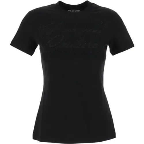 Schwarze Logo Modische Jeans , Herren, Größe: S - Versace Jeans Couture - Modalova