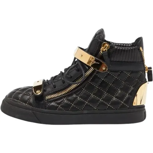 Pre-owned Fabric sneakers , female, Sizes: 5 1/2 UK - Giuseppe Zanotti Pre-owned - Modalova