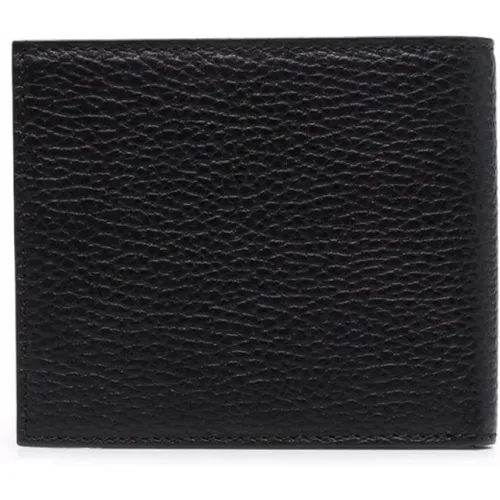 Elegante Schwarze Bi Fold Brieftasche - Emporio Armani - Modalova