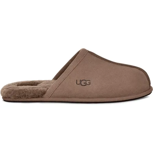 Bequeme Slip-On Scuff Hausschuhe , Herren, Größe: 44 EU - Ugg - Modalova