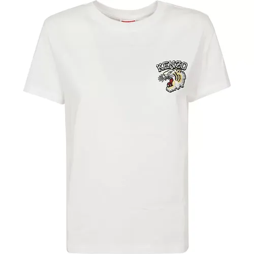 Varsity Classic Tiger T-Shirt , Damen, Größe: S - Kenzo - Modalova